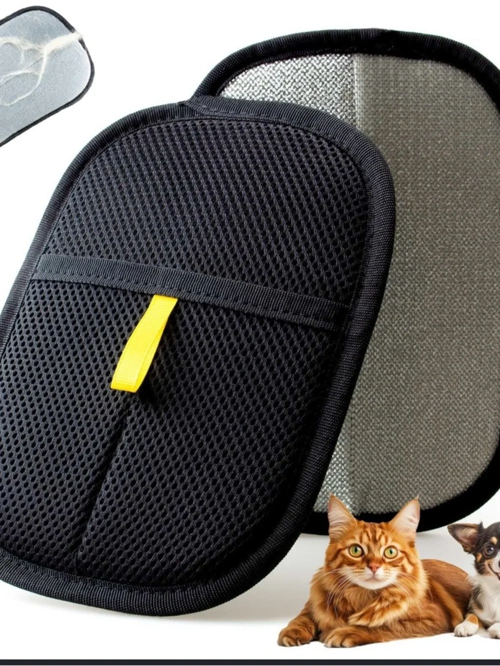 NIP Pet Grooming Glove & Fur Detangling Comb Kit
